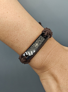 日韩跨境可调节文艺手环十字欧美学生小众情侣闺蜜简约男