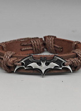 动漫周边蝙蝠翅膀手环跨境欧美网红编织影视合金手链小众学生