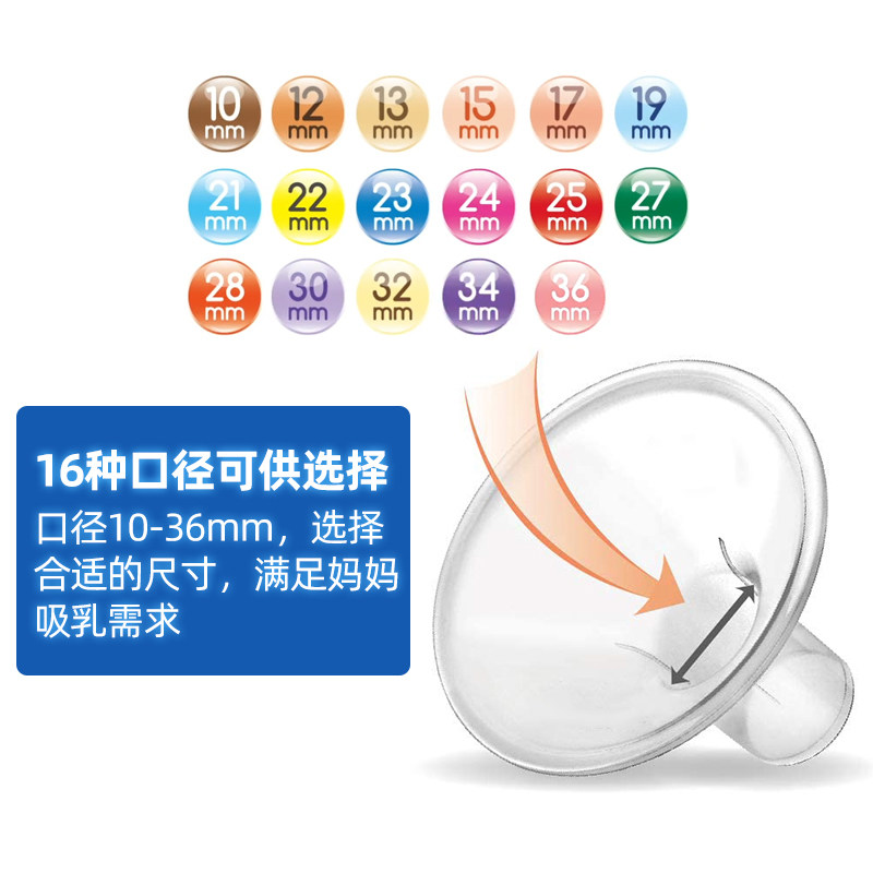 适配美德乐贝瑞克贝能新贝连接器 difking吸奶器