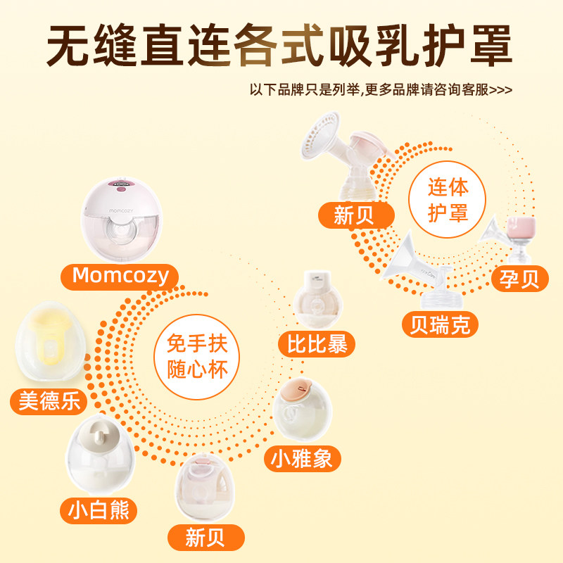 喇叭罩口径转换器吸奶器配件乳头吸乳护罩适配新贝美德乐贝瑞克,淘宝优惠券,粉丝福利购,淘宝优惠卷