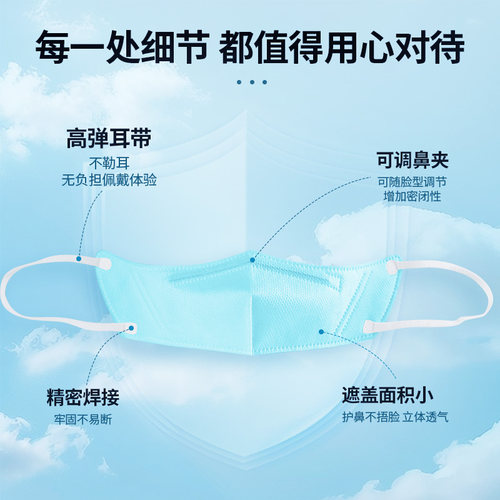 鼻罩过敏性鼻炎专用口罩猪鼻子儿童一次性防尘防花粉3到6岁到12岁 - 图2