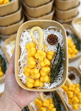 新款桂花串手工香皂节日伴手礼教师节中秋节送礼物香薰精油皂留香