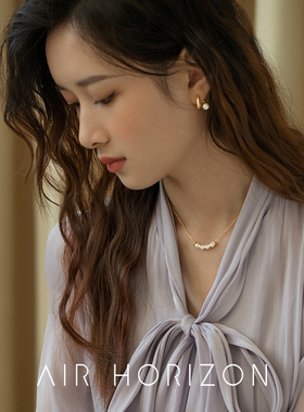 AIR-HORIZON仿珍珠纯银女项链