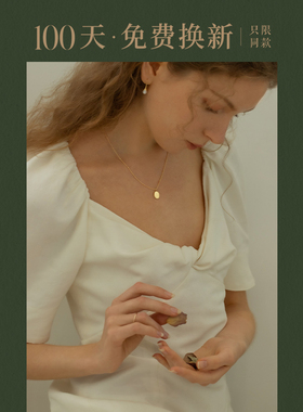 925纯银项链女小众脖子饰品颈链