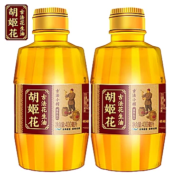 胡姬花古法花生油400ml*2瓶