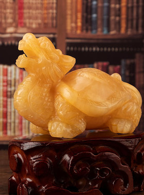 桌面龙龟客厅中式风工艺摆件