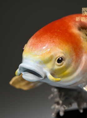 锦鲤鸿运招财工艺品摆件
