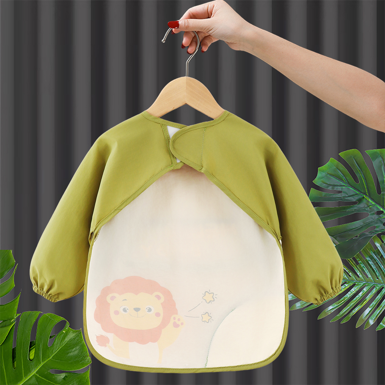 Children's special bib baby coveralls for eating
