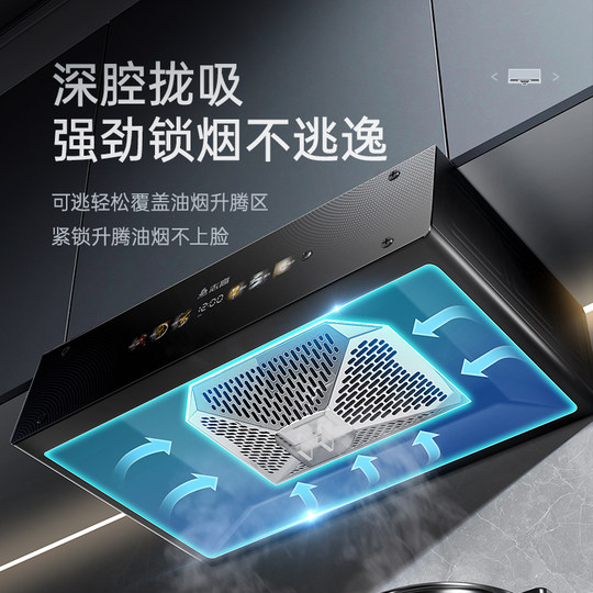 志高抽油烟机家用厨房大吸力中式欧式吸油机自动清洗出租房抽烟机