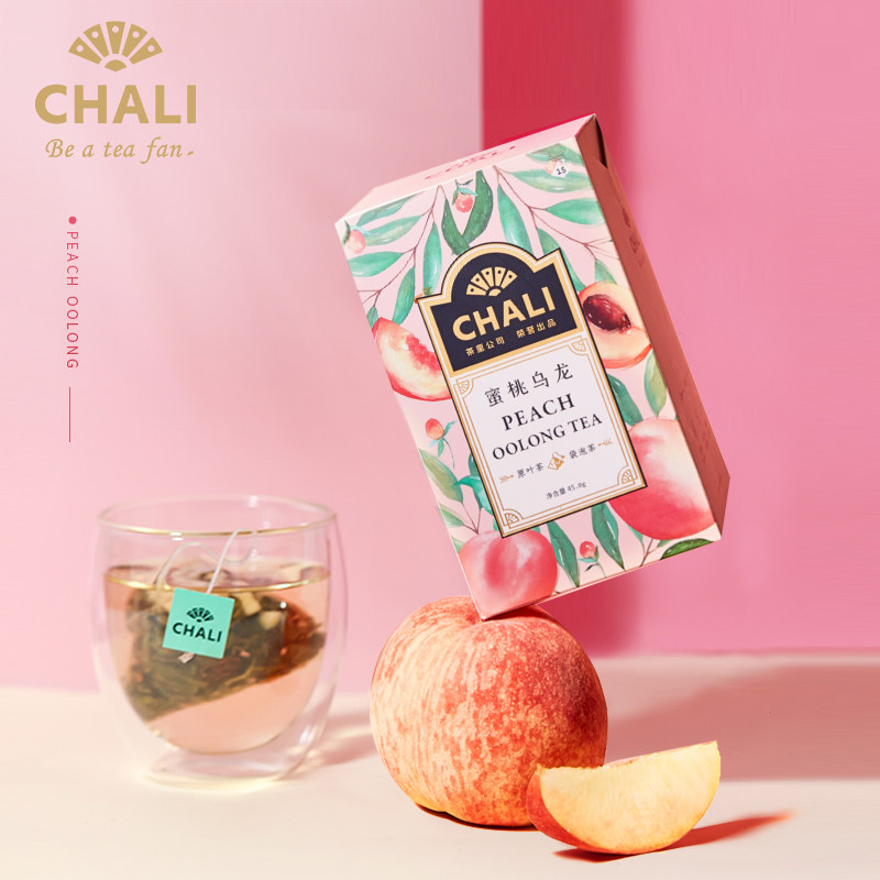 chali茶里蜜桃乌龙茶铁观音水果茶 医艾康组合型花茶
