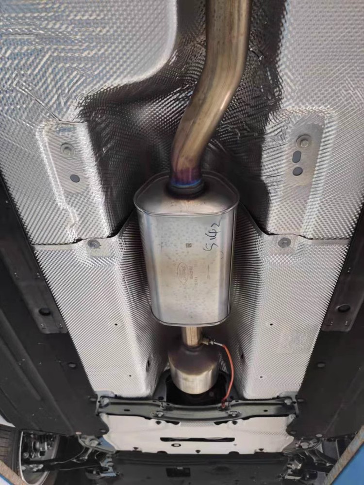 排气管隔热铝板 汽车发动机舱底盘散热隔热罩板 半球纹压花铝板 - 图2