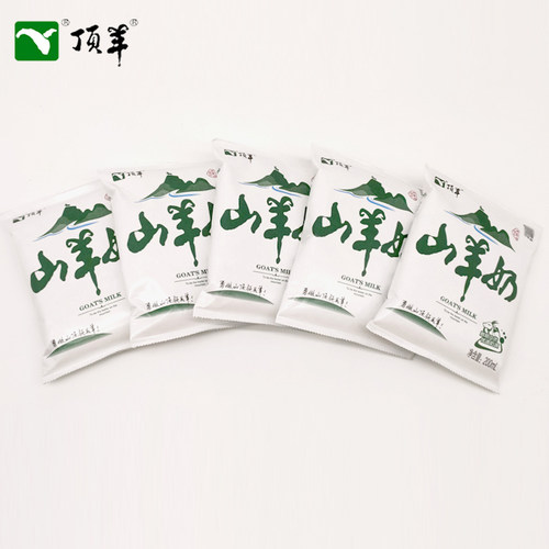 顶羊山羊奶枕装200ml*12袋新鲜非纯羊奶儿童成人老人早餐奶全脂型 - 图2