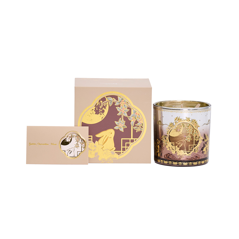 大英博物馆东方梦境系列果冻蜡烛金桂映叶香氛礼盒中秋节礼物 - 图3