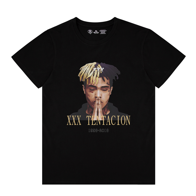 2pac碧梨BILLIE EILISH联名体恤xxxtentacion短袖T恤男tupac半袖 - 图3