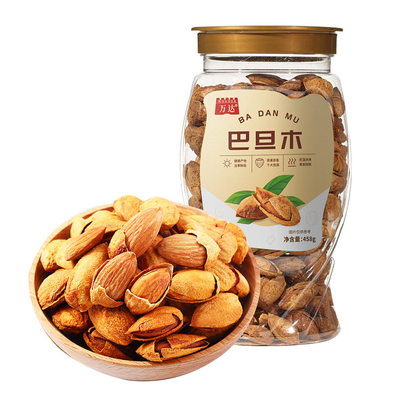 象国 万达炒货坚果每日干果罐装坚果量贩送礼万达巴旦木458g*1罐