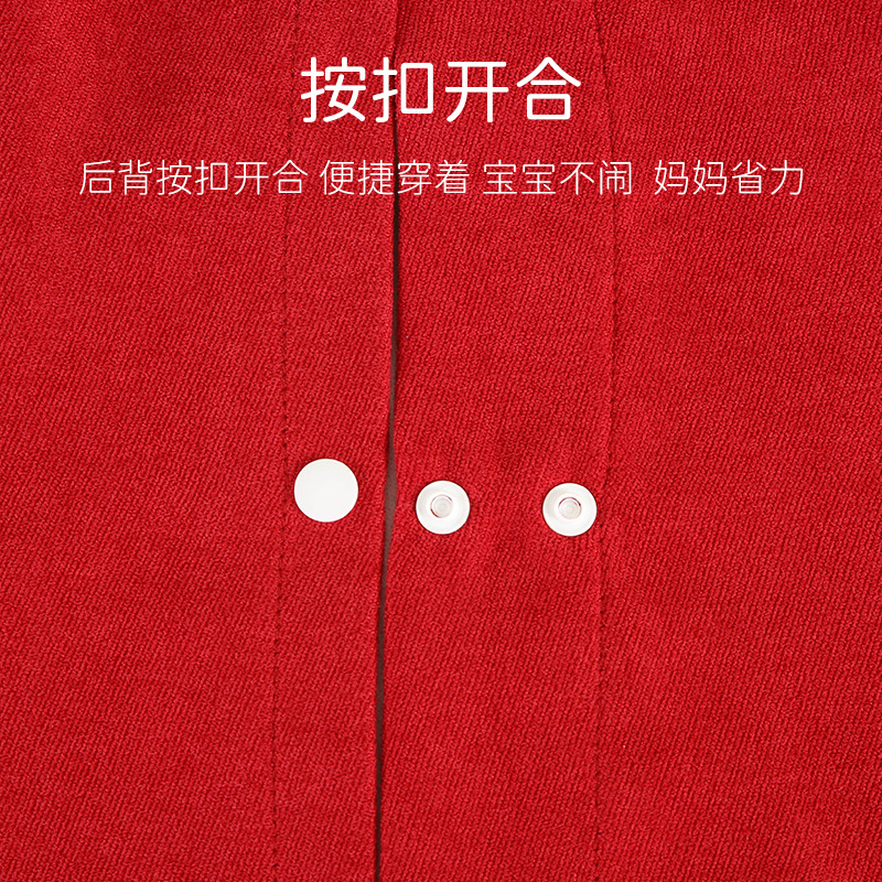 Baby's cute autumn and winter waterproof outer wear foreign style blouse