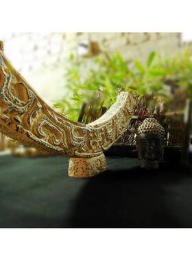 现代新中式风格家居装饰品复古仿古工艺品摆件书房 汉如意