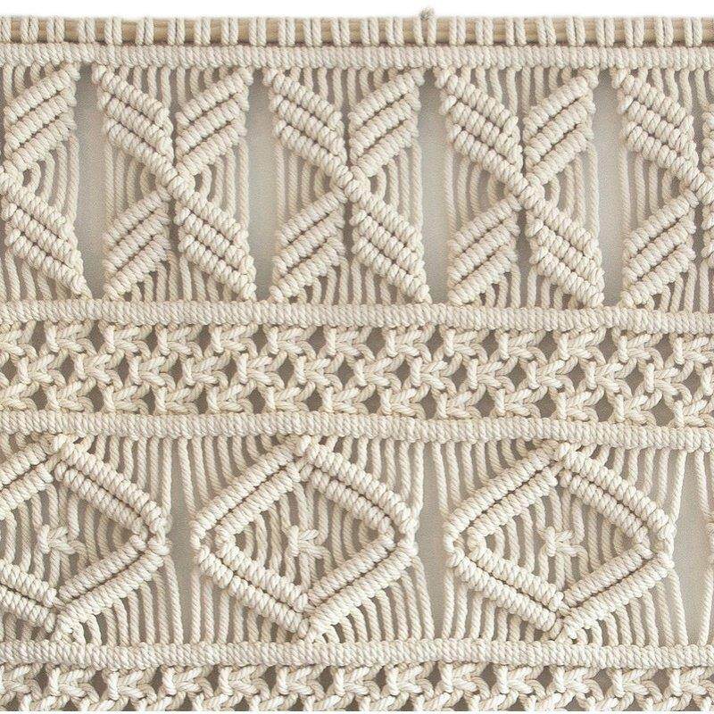 简约手工编织客厅挂毯装饰画 画床头流苏装饰挂布沙发羊毛壁毯背,淘宝优惠券,粉丝福利购,淘宝优惠卷