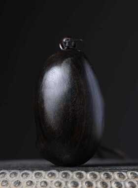 越南沉香木随形招财关公项链吊坠车挂饰男士脖挂雕刻工艺品手把件