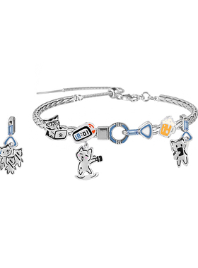 MASW麻秀设计感牛马打工猫咪手镯