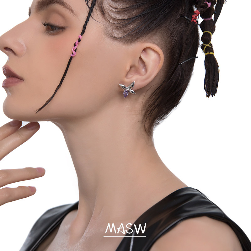 masw麻秀原创设计 麻秀耳钉