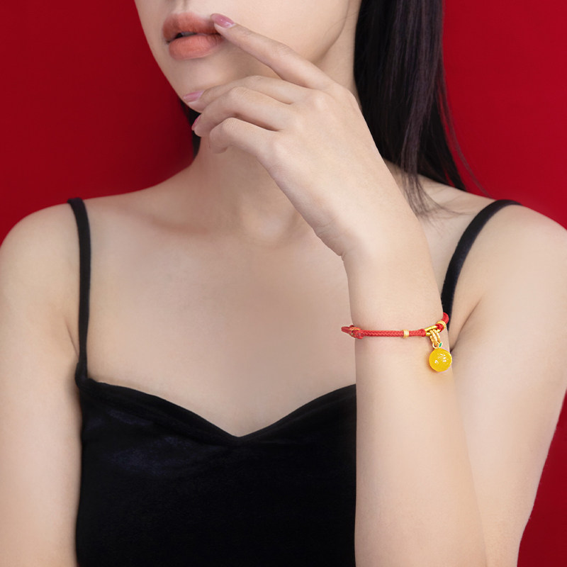 故宫龙年文创心想事成红绳手链节日送妈妈女朋友三八妇女节礼物