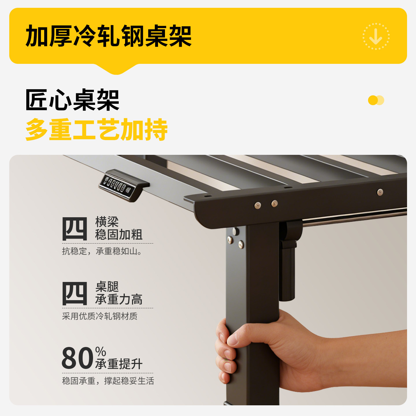 DIY双电机四腿电动自动可升降茶几餐桌电脑办公书桌子脚立柱支架,淘宝优惠券,粉丝福利购,淘宝优惠卷