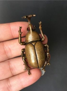 实心黄铜动物鸟类蜘蛛梅花鹿桌面