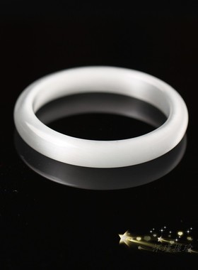 韩版纯白色猫眼石细款时尚风手镯