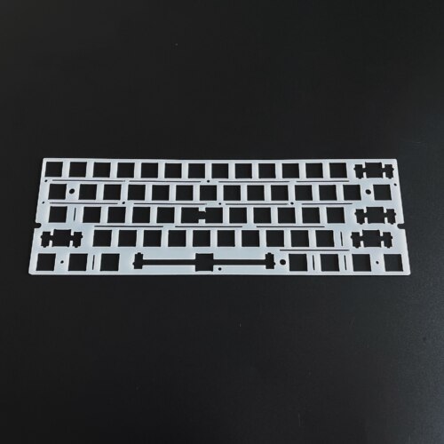 Wooting 60v2定位板pc  pom  fr4  黑色沉金定位板送螺丝柱v1兼容 - 图3