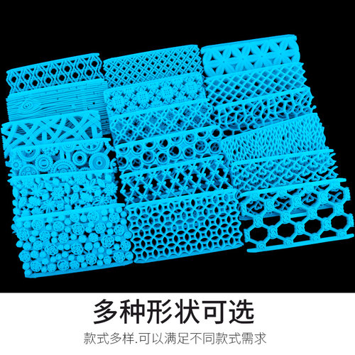 超轻粘土印花工具陶艺软陶泥塑翻糖纹路压花造型黏土纹理硅胶模具 - 图1