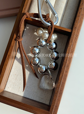 晚睡的桔梗|甜酷风包包扣挂饰