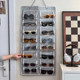 Glasses storage artifact wall-mounted dustproof sunglasses hanging bag