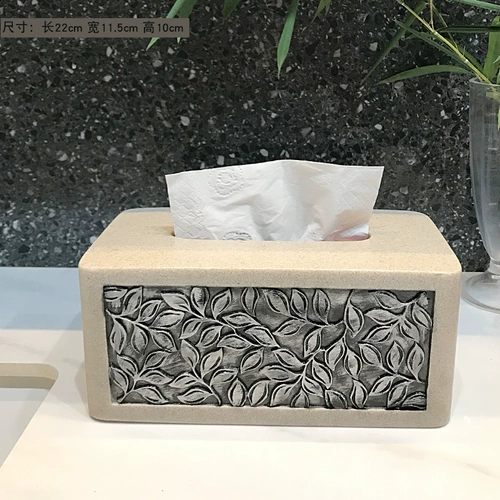漱格 Коробка для хранения, настольные бумажные салфетки для домашнего использования, легкий роскошный стиль