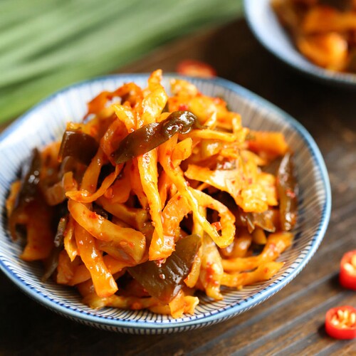 味聚特榨菜下饭菜109g袋装黄花什锦麻辣三丝开味菜四川特产泡菜 - 图0