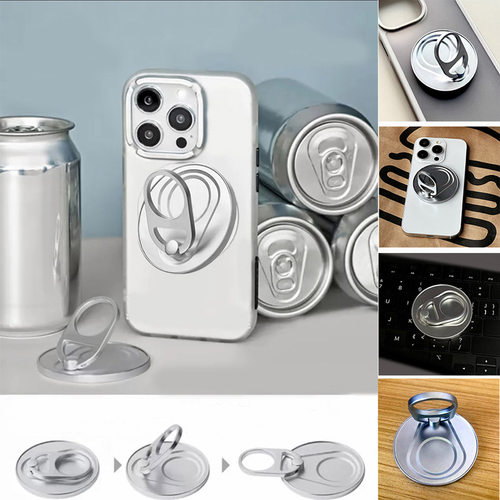 可乐易拉罐磁吸手机支架magsafe适用苹果华为可拆卸金属便携指环-图3
