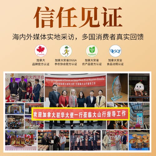 【日常养生】原装进口 大山行西洋参硬糖227克加拿大花旗参滋补 - 图3