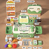 Children's toys convenience store supermarket cash register play house set boys and girls simulation shopping birthday gift
