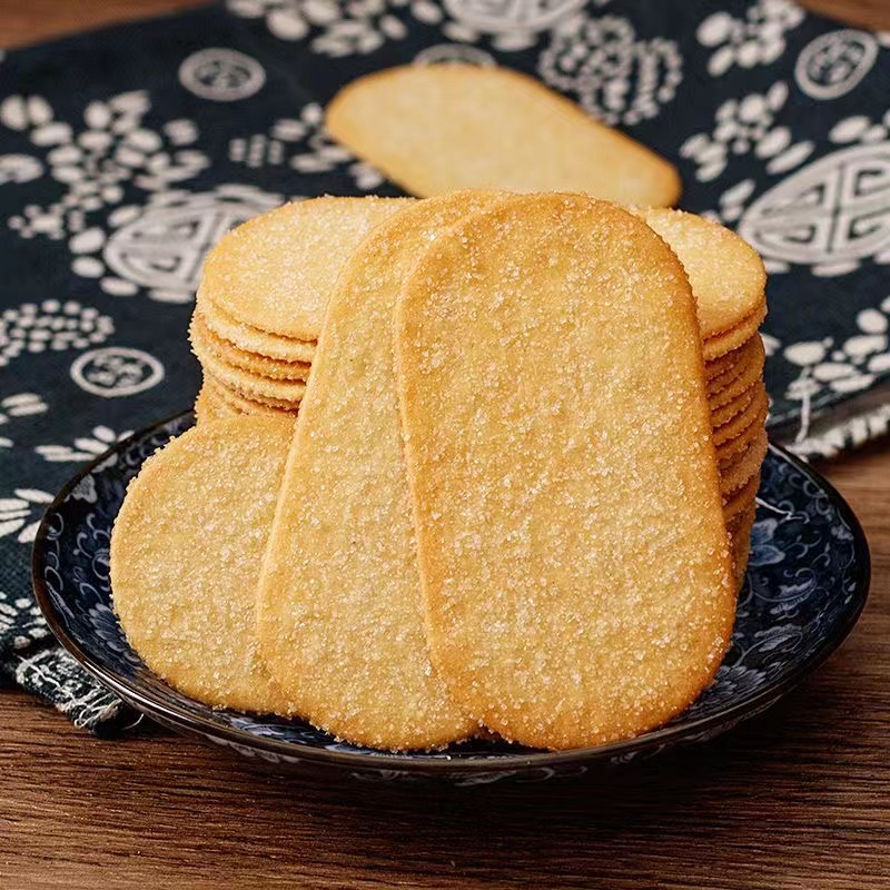 趣拾味奶香手工薄脆饼干桂圆味夹心饼干早餐饼干点心糕点怀旧小吃 - 图1