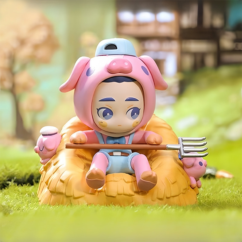 POPMART泡泡玛特 非人哉发呆哪吒童话系列盲盒潮玩手办桌面摆件