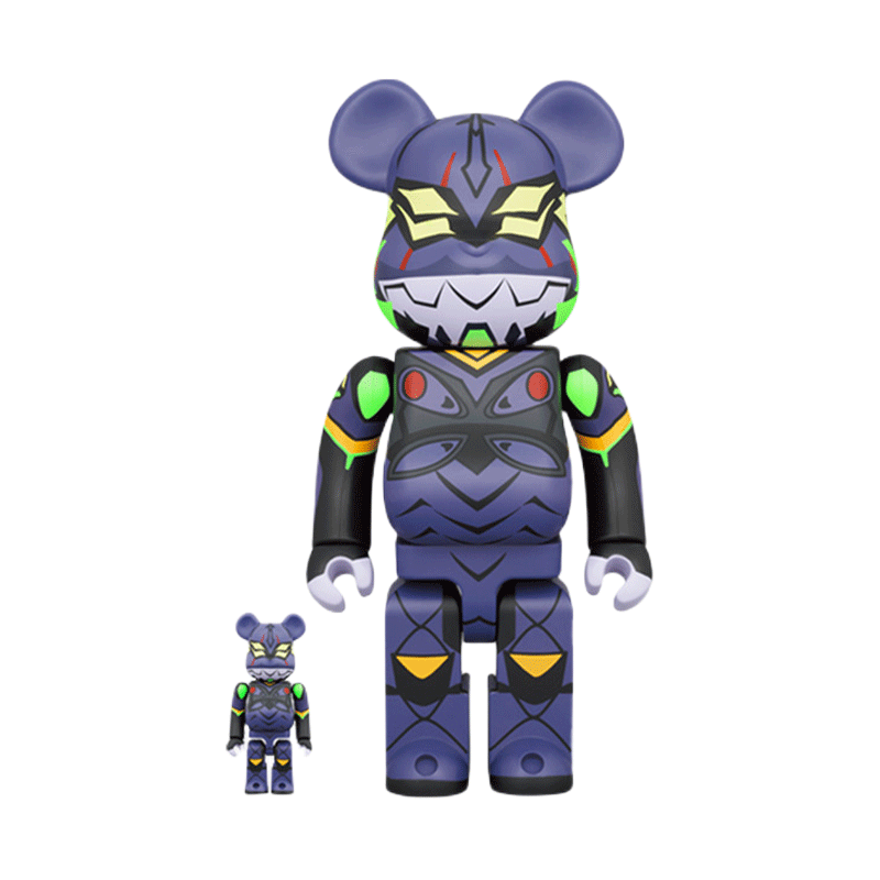 BE@RBRICK积木熊Bearbrick EVA新世纪福音战士手办礼物艾顽潮流 - 图2