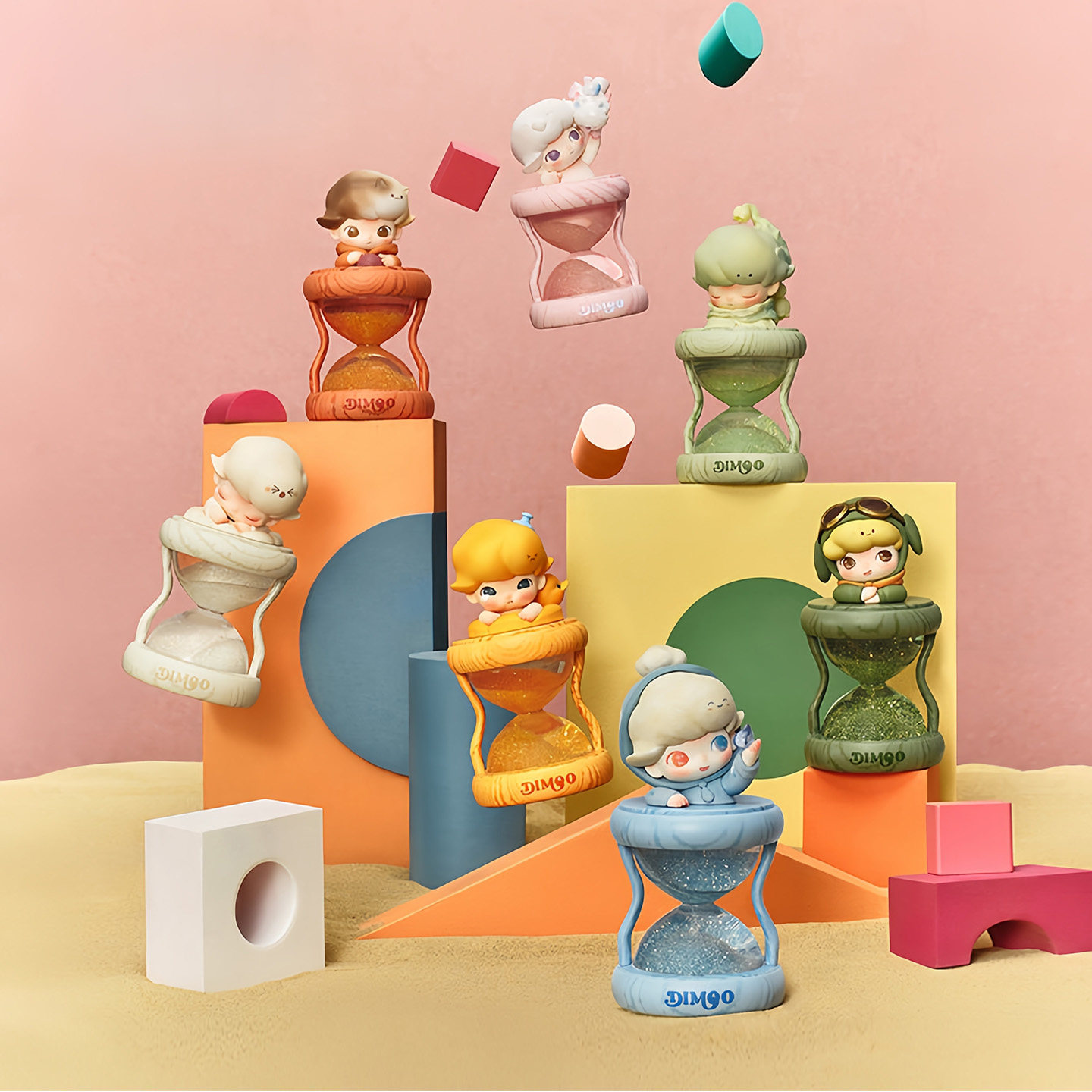 POPMART泡泡玛特DIMOO限定时光系列发光沙漏水晶球盲盒周边礼物,淘宝优惠券,粉丝福利购,淘宝优惠卷