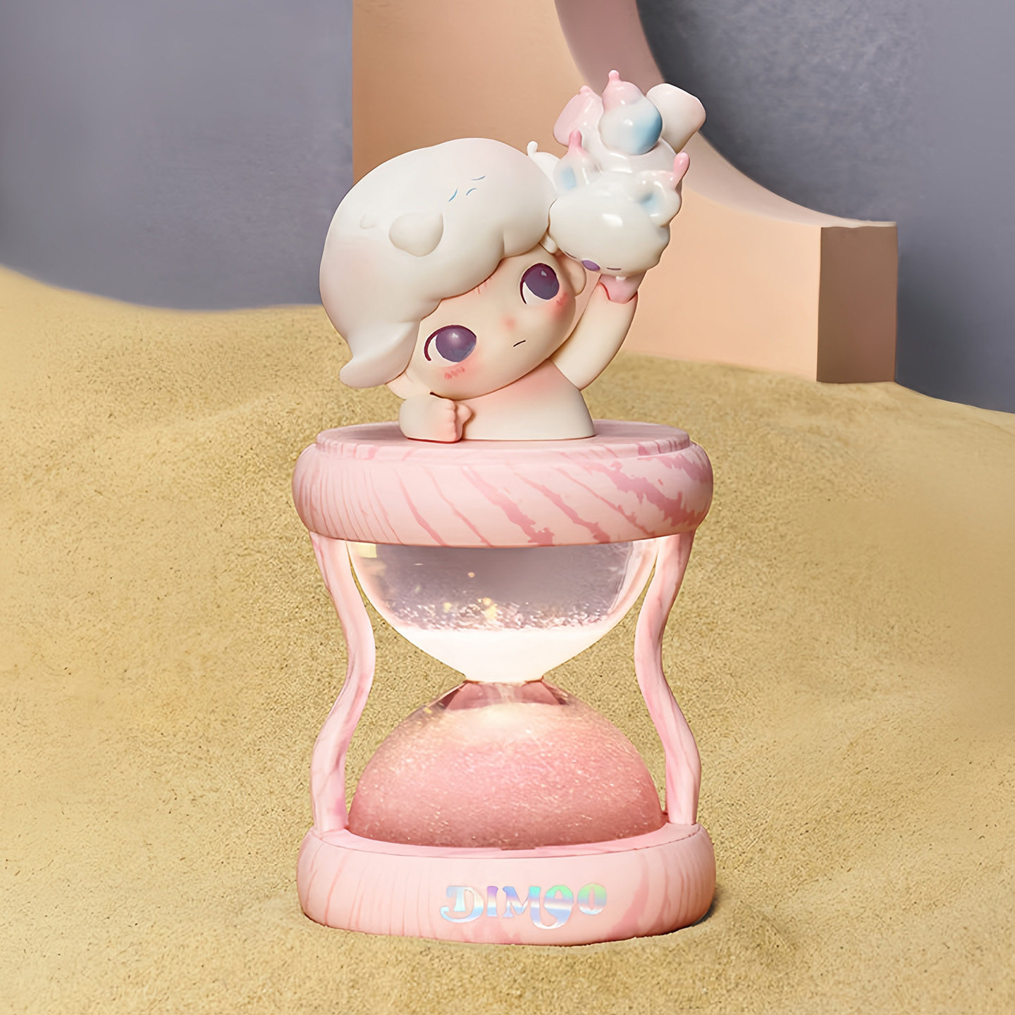 POPMART泡泡玛特DIMOO限定时光系列发光沙漏水晶球盲盒周边礼物,淘宝优惠券,粉丝福利购,淘宝优惠卷