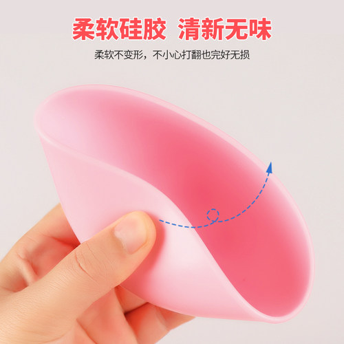 调面膜碗套装和刷子2件套美容院用硅胶搅拌棒海藻面膜化妆碗家用 - 图0