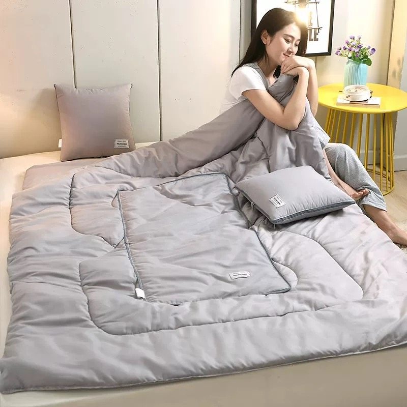 进口日系抱枕被两用加厚车载办公午睡枕靠垫折叠空调毯二合一靠枕,淘宝优惠券,粉丝福利购,淘宝优惠卷