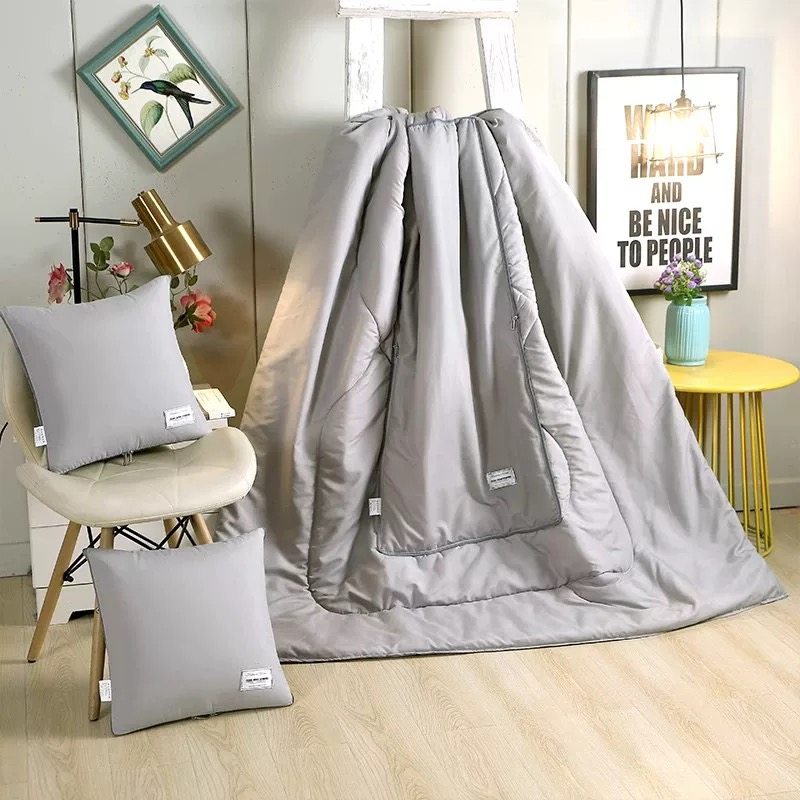 进口日系抱枕被两用加厚车载办公午睡枕靠垫折叠空调毯二合一靠枕,淘宝优惠券,粉丝福利购,淘宝优惠卷