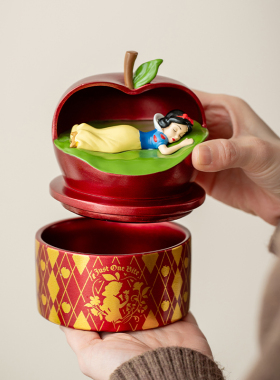 迪士尼正版白雪公主首饰盒摆件