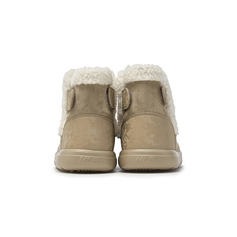 MLB儿童官方男女童复古时髦耐穿毛绒休闲保暖雪地靴25年秋冬新款 - 图2