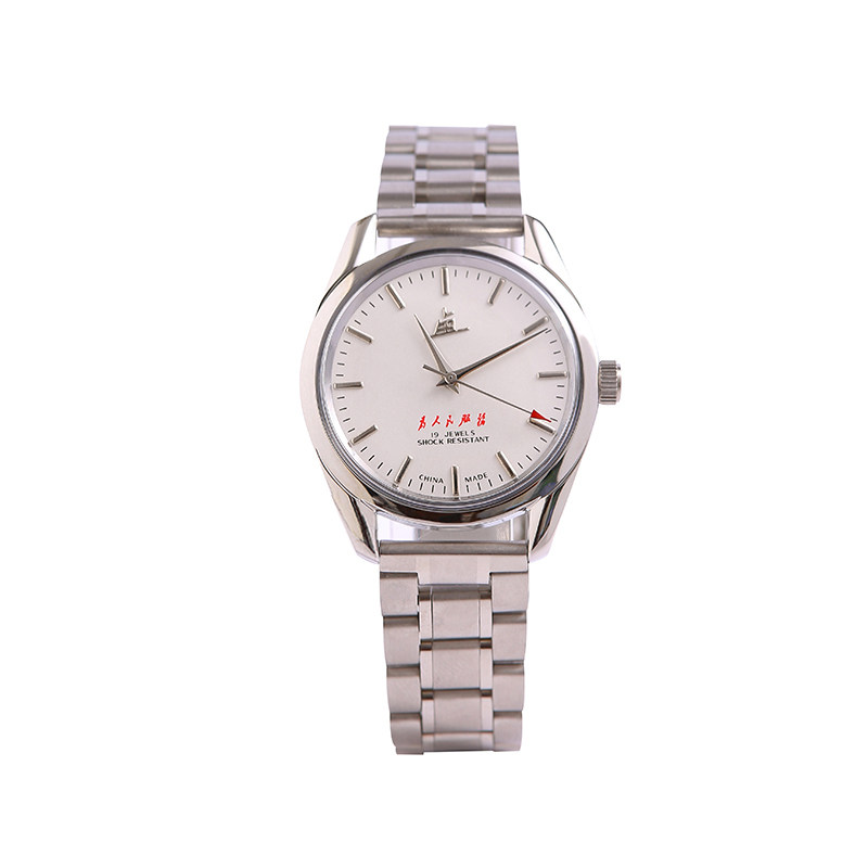 上海老乱牌石英机械男士复古手表 老乱国产腕表