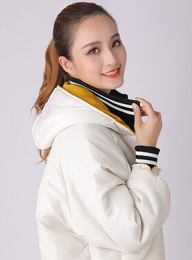 假领子秋冬韩版气质大翻领